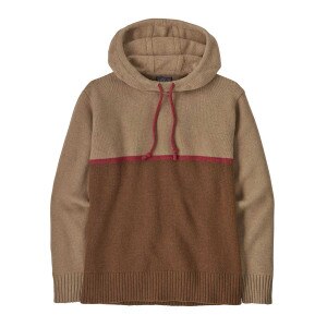 Patagonia Recycled WoolBlend Sweater Hoody Men's in Nest Brown